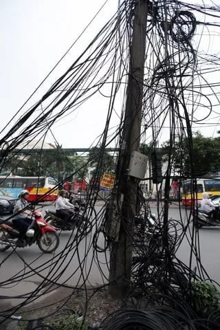 Thailand elektra straat