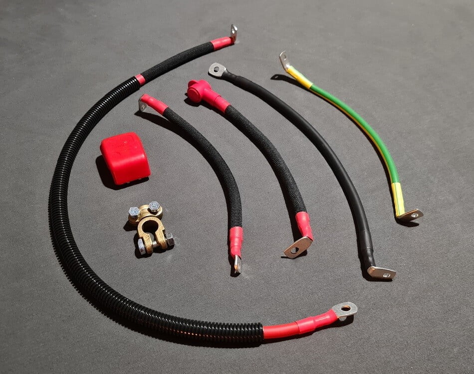 Peugeot 205 GTI CTI 25mm² battery cable kit phase 1 1.5