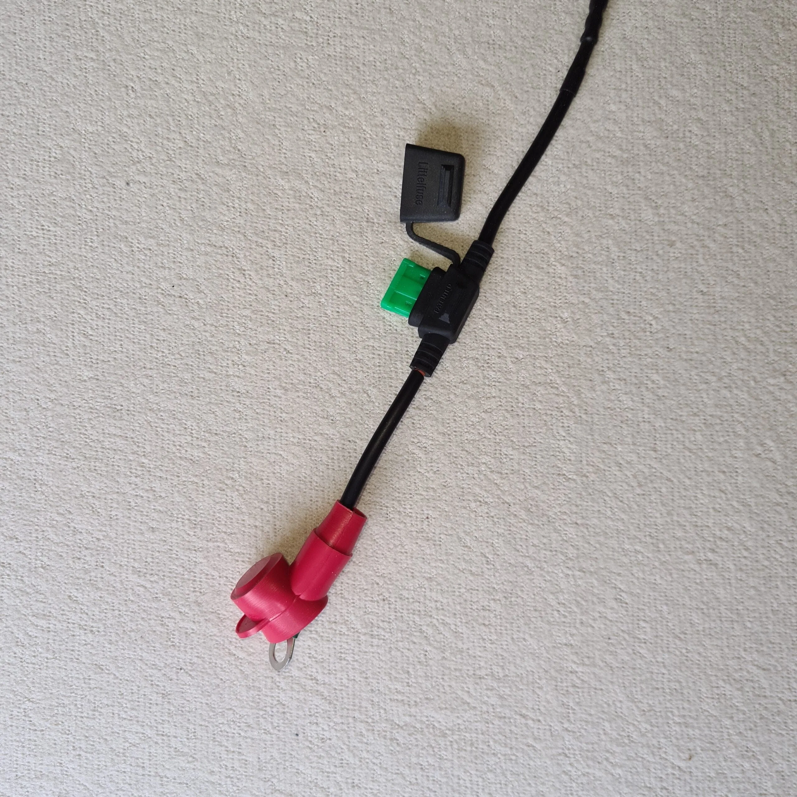 Lichtmaschinenkabelbaum Citroën Traction Avant Sicherung und Isolierkappe