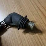 Cablaggio ventola di raffreddamento Peugeot 205 | Collegamento spina bianca interruttore termocontatto con cappuccio isolante originale - lato