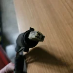 Cablaggio della ventola di raffreddamento Peugeot 205 | Collegamento a spina bianca interruttore termocontatto con cappuccio isolante originale - anteriore