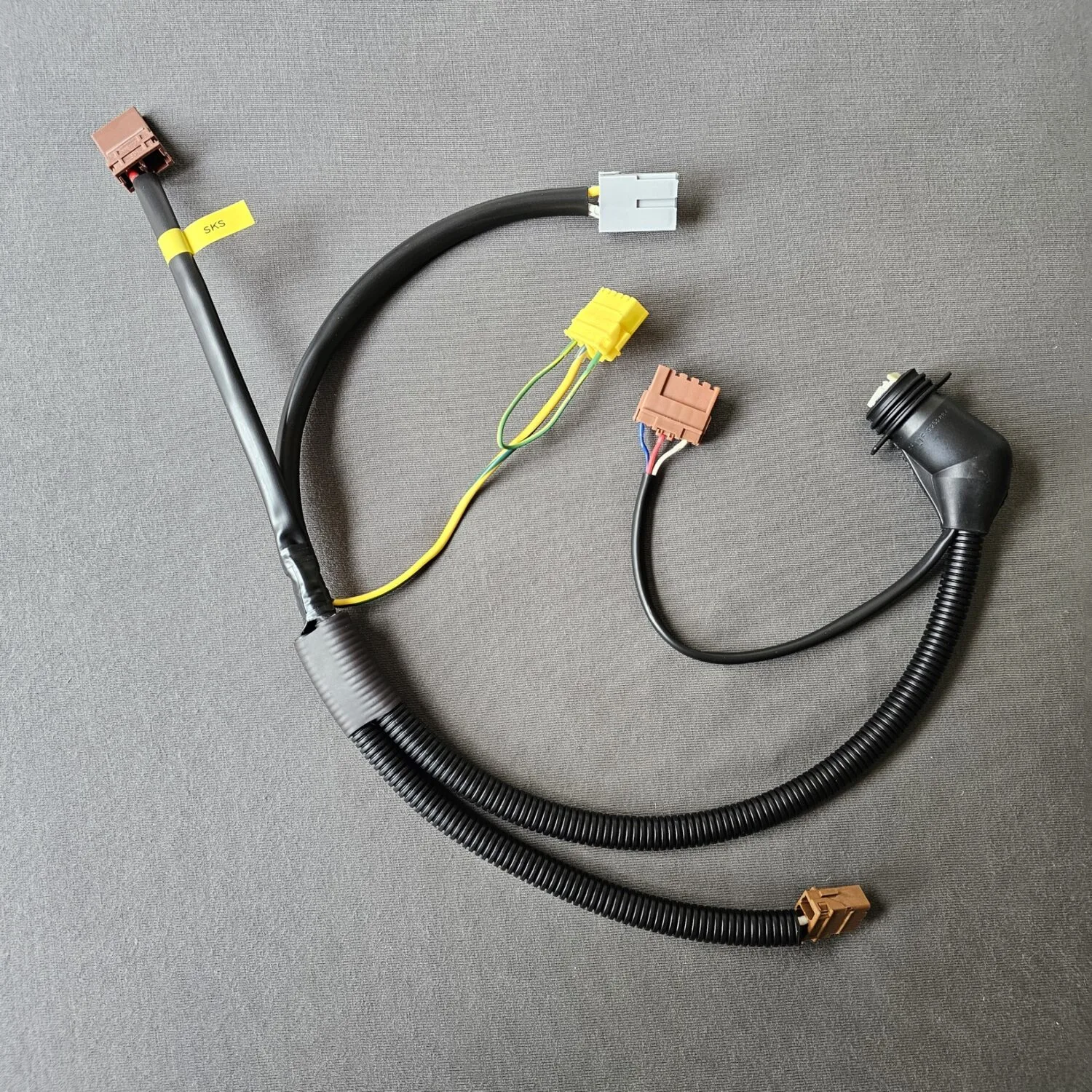 Fan wiring harness with old type thermocontact plug connector - Peugeot 205 | SKS