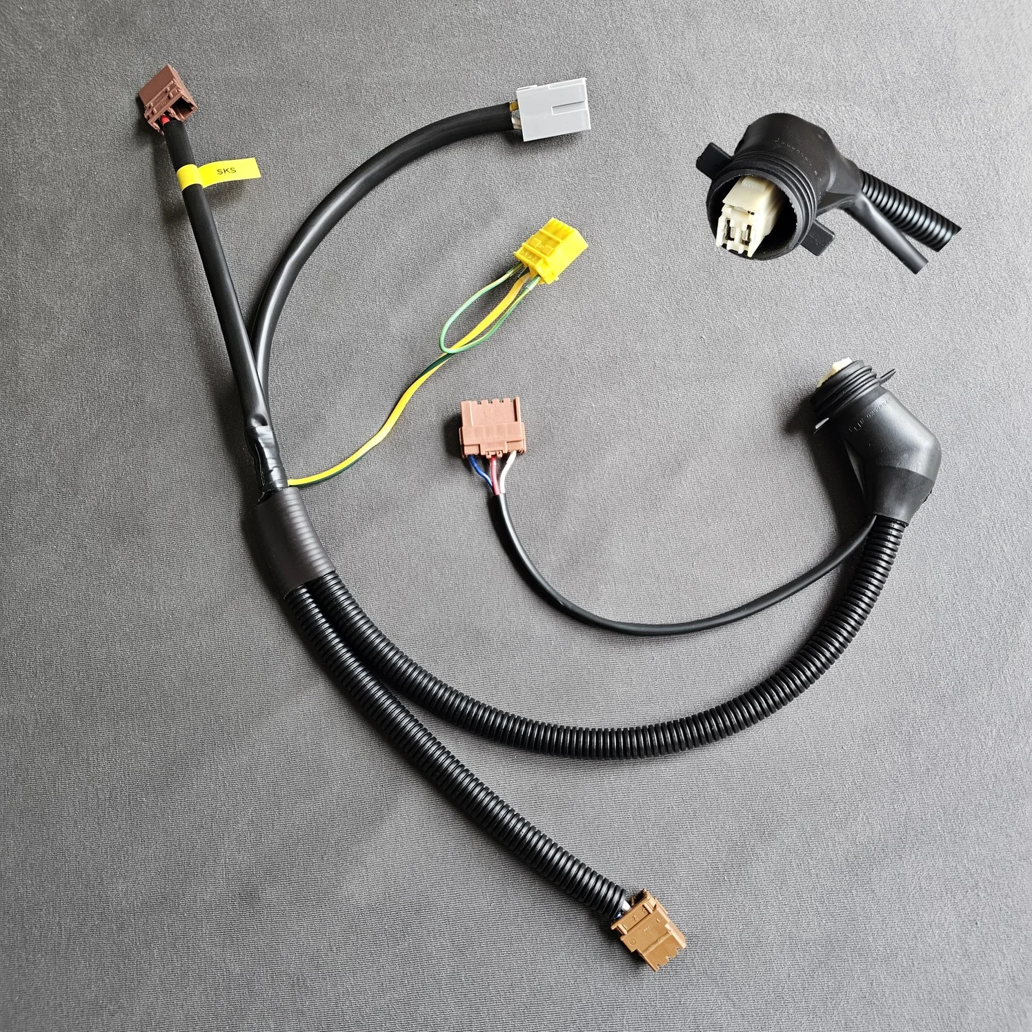 Fan wiring harness with old type thermocontact plug connector - Peugeot 205 | SKS