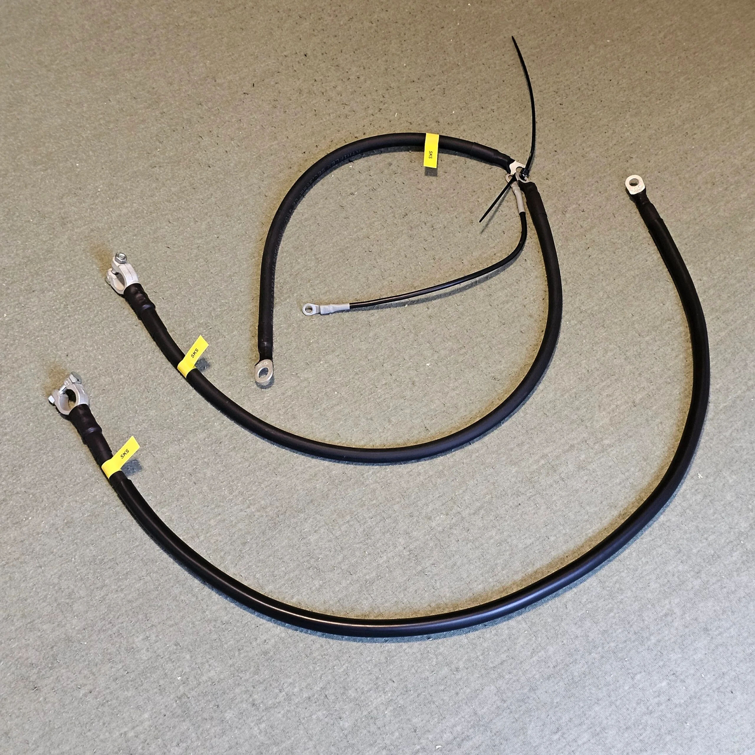 Citroën Traction Avant custom battery cable set