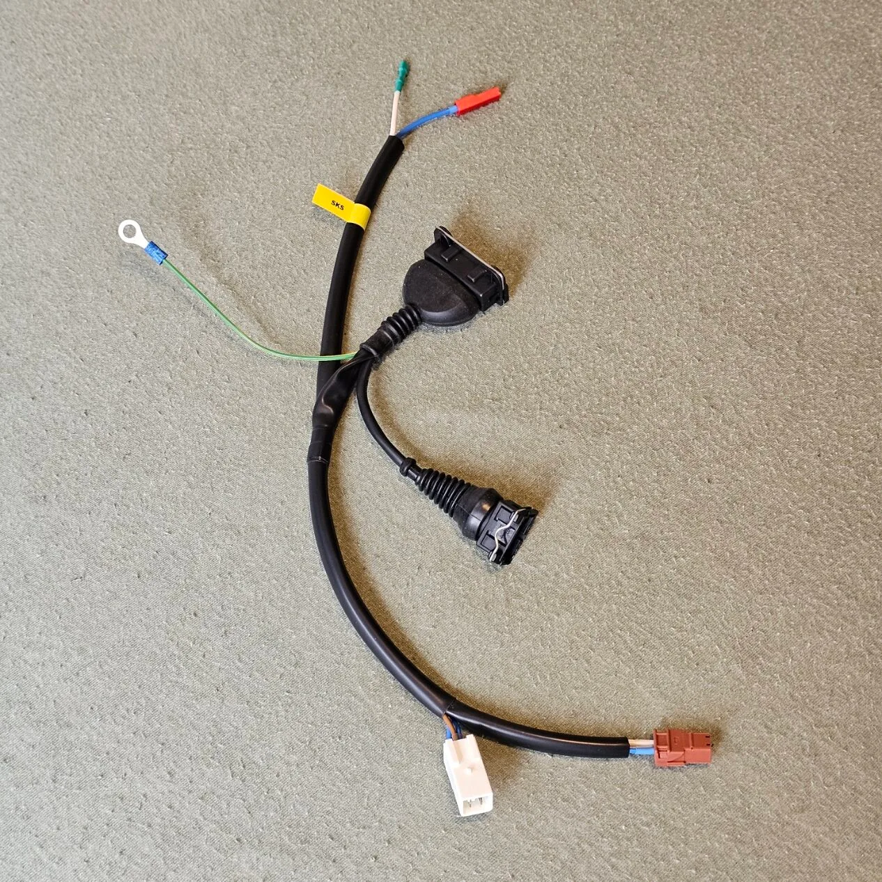 Peugeot 205 GTI / CTI Bobine ontstekingsmodule kabelboom fase 1 met 2 x 2 polige koppelstekker | SKS